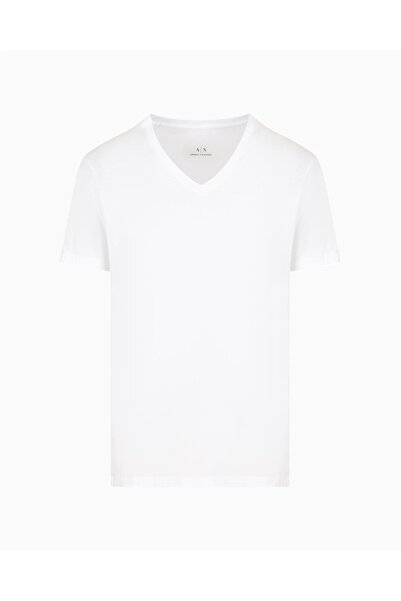 Armani Exchange Erkek V Yaka T-Shirt
