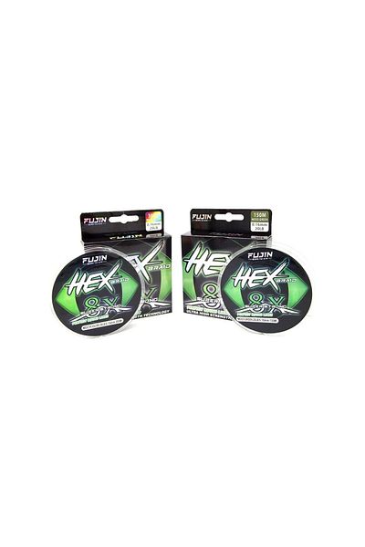 Fujin Fish Hunt World Hex Braid 8X 150Mt Multi Color Pe Braided Ip