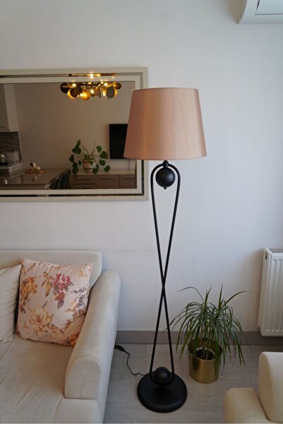 retro home design Sekiz Model Bal Konik Şapkalı Siyah Modern Tasarım Ayaklı Abajur Metal Lambader