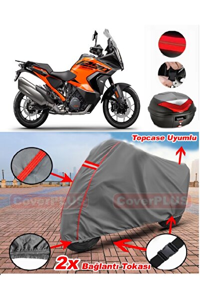 CoverPlus حقيبة KTM 1290 Super Adventure T الخلفية المتوافقة مع قماش القنب لل...