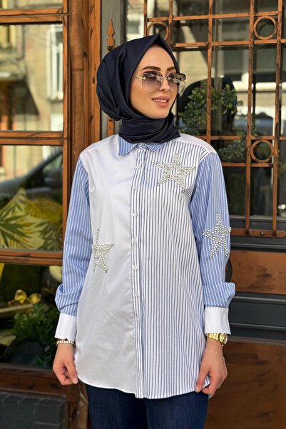Moda İlgi Modai̇lgi̇ shirt ilg241gmk01517 blue