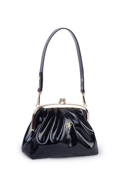 Getcho Teodo Women's Black Scholarship Small Shoulder Bag – Thin Strap, Suitable for Evening Dresses and Night Use