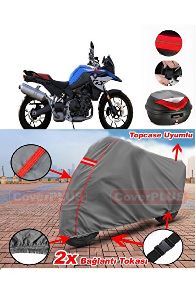 CoverPlus Bmw R 800 RT حقيبة خلفية متوافقة مع قماش القنب للدراجات النارية بال...