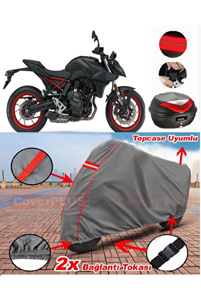 CoverPlus سوزوكي GSX 8S حقيبة خلفية متوافقة مع قماش القنب للدراجات النارية با...