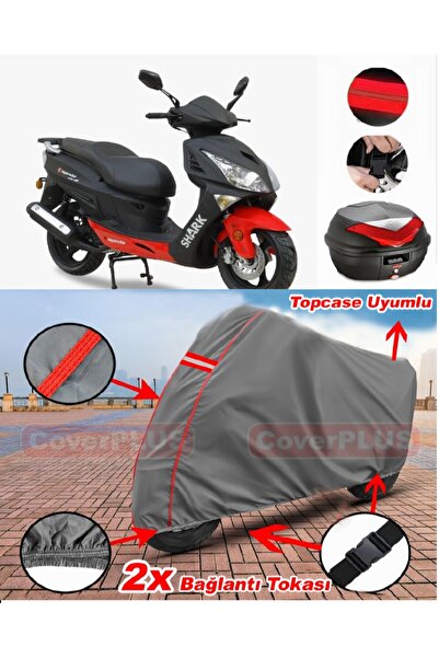 CoverPlus حقيبة ظهر آسيا AS 150 T1 متوافقة مع قماش القنب للدراجات النارية بال...