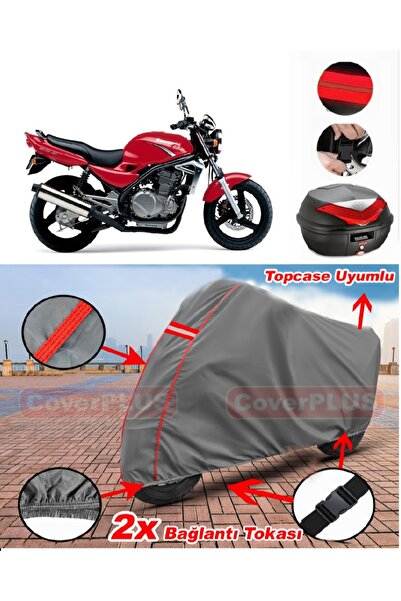 CoverPlus غطاء خلفي متوافق مع غطاء محرك Kawasaki ER-5، غطاء دراجة نارية باللو...