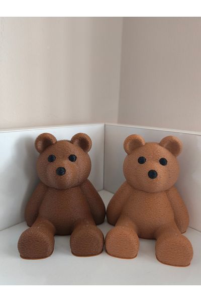 Alwin3d 9cm Set of 2 Cute Teddy Bears