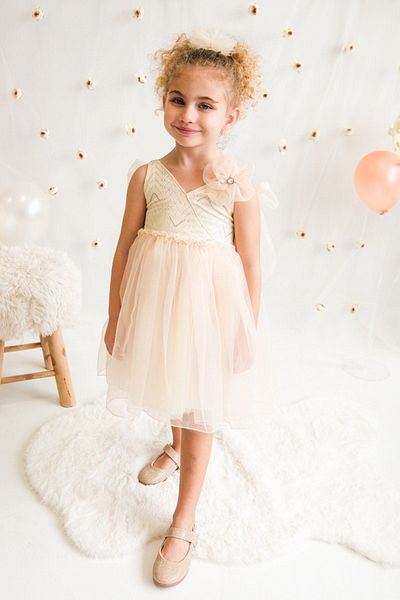 HAUSEkids Φόρεμα για κορίτσι Micaela Dreams 2-5 ετών-Σολομός