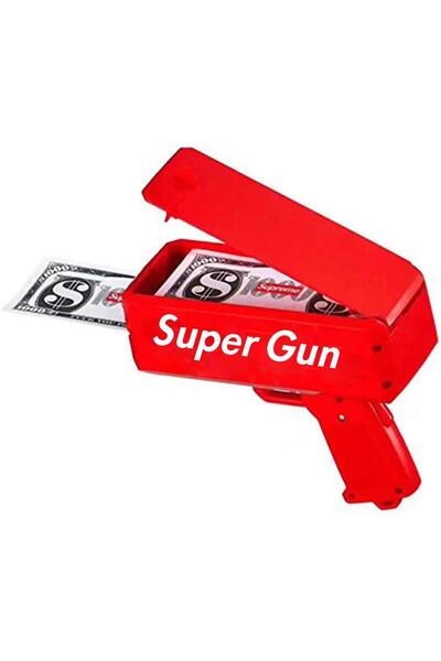 OEM Jucarie interactiva de tip pistol ce arunca bani, rosu, 100 bani jucarie ...