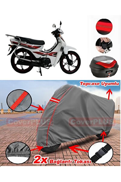 CoverPlus Mondial 100 Sfc Automatic X Tailbag Compatible Motor Tarpaulin Moto...