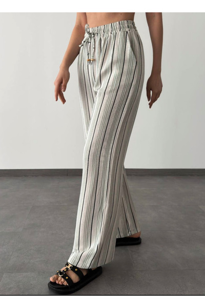 no 21 pera Ριγέ γυναικείο παντελόνι