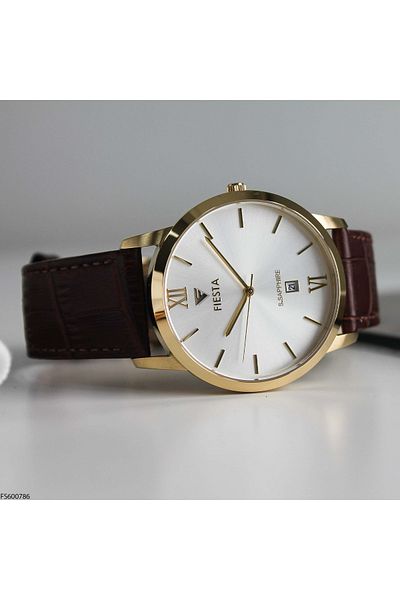 Fiesta Fs600786 Men's Wrist Watch with Leather Cord