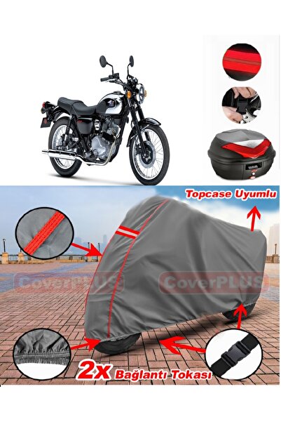 CoverPlus غطاء خلفي متوافق مع Kawasaki MEGURO S1، غطاء محرك من القماش المشمع ...