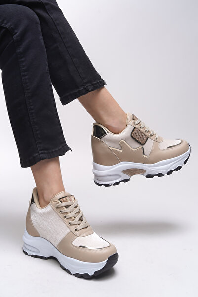 Riccon Γυναικεία αθλητικά παπούτσια Syllartha 0012214   Μπεζ