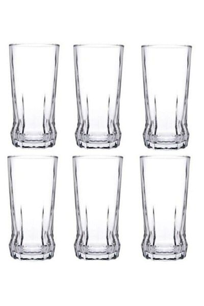 Paşabahçe Set of 6 Gaia Soft Drink Glasses 285 Cc Orjin. Boxed