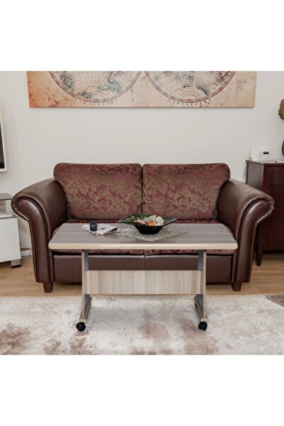 Eliusta Tekerlekli Mdf Masa Orta Sehpa