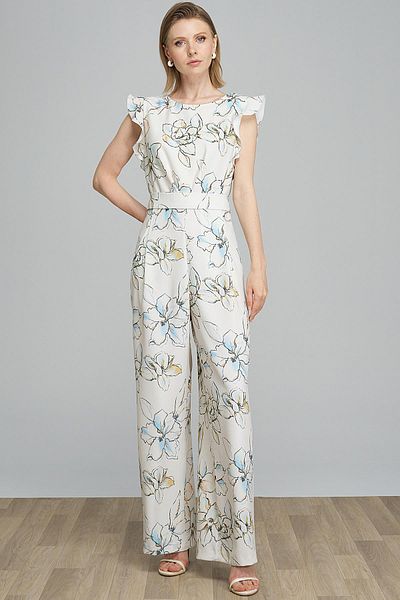 Journey Flounce Sleeve Detailed-Belted Jumpsuit