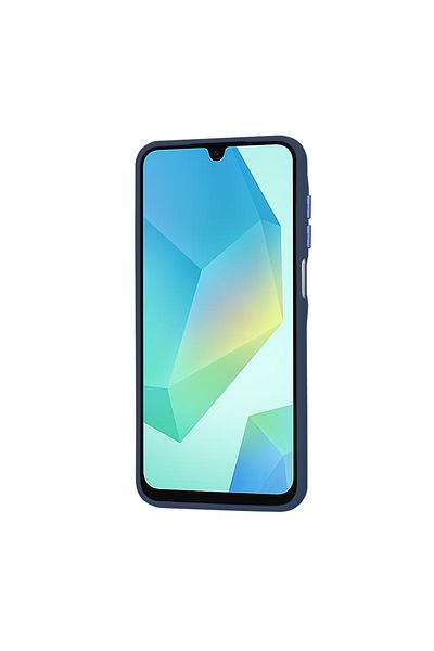 SKYDDAR INNOVATION Husa Samsung Galaxy A16, Frosted, Bleumarin, set cu sticker