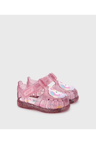 IGOR S10341 Tobby Unicornio Children's Sandals Silvery Fuchsia