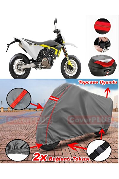 CoverPlus حقيبة خلفية KTM 525 EXC متوافقة مع قماش القنب للدراجة النارية باللو...