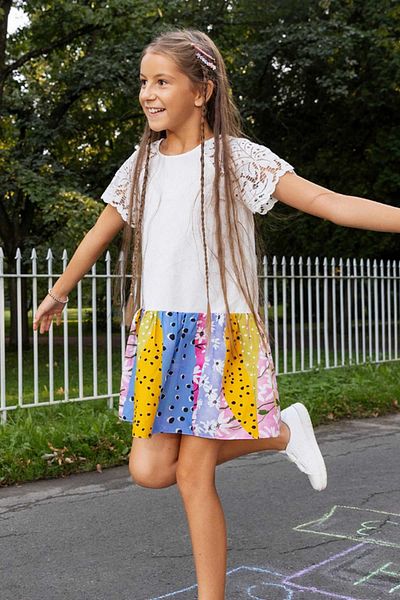 HAUSEkids Χρώματα 4-12 ετών Gupire Νέο Κοριτσίστικο Φόρεμα-Εκρού