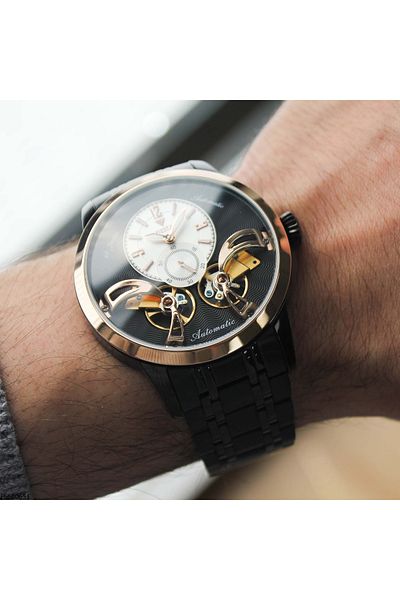 Fiesta Fs600651 Automatic Men's Wrist Watch with Steel Cord