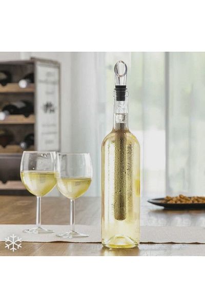 OEM Răcitor vin 3 în 1 cu picurător și aerator, canalizare elegantă, menține temperatura ideală
