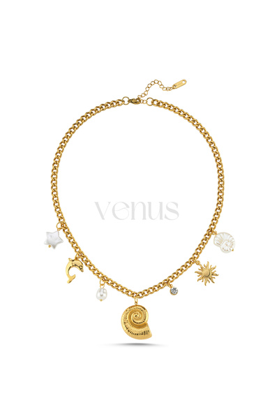 Venus Design Çelik Deniz Charm Kolye
