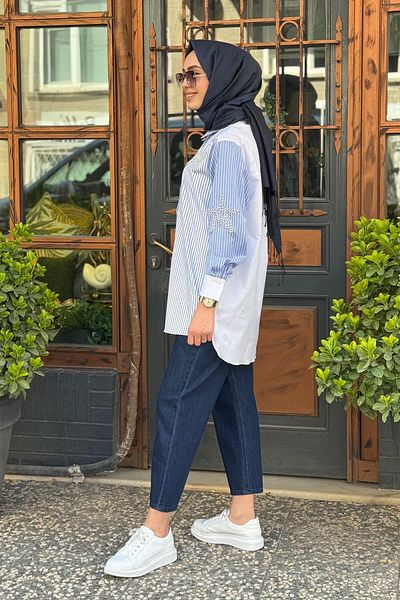Moda İlgi Cămașă MODALIGİ ILG241GMK01517 Albastru