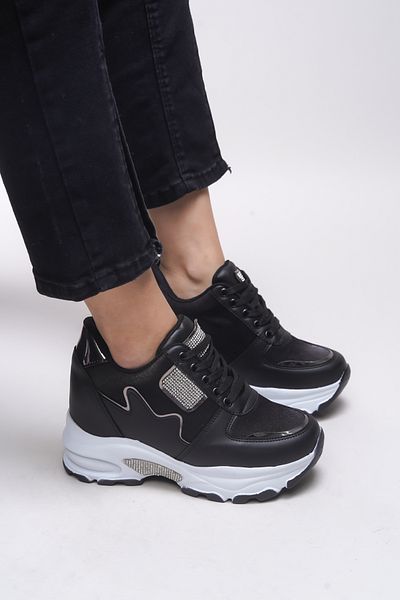 Riccon Syllartha Women's Sneaker 0012214   Black White