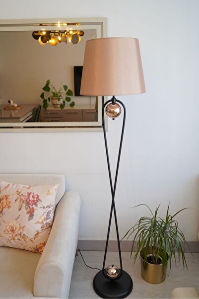 retro home design Sekiz Model Bal Konik Şapkalı Siyah Gold Modern Tasarım Ayaklı Abajur Metal Lambader