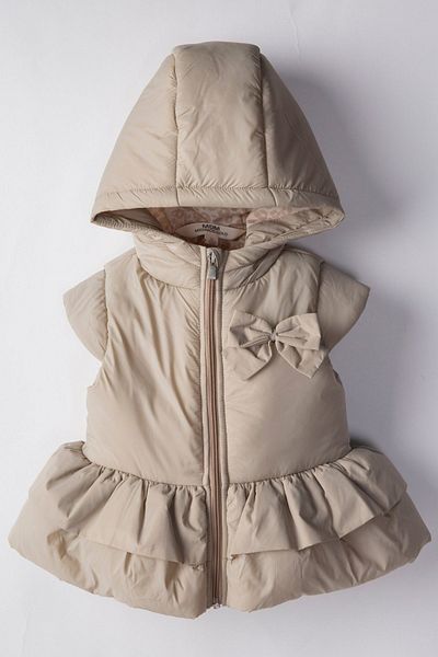 HAUSEkids 1-10 Years Old Engagement Stone Girl's Padded Inflatable Vest-Mocca