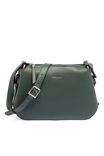 Tergan Green Genuine Leather Women's Crossbody Bag - S24Y1Bc79925-J0B