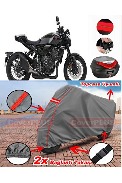 CoverPlus هوندا CB 1000 R الخلفية حقيبة متوافقة مع القماش المشمع دراجة نارية ...