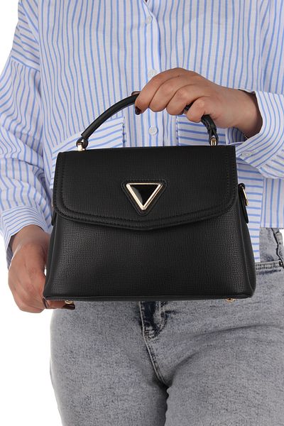 By Hakan Jn-48 Women's Hand and Shoulder Bag Crossbody Bag Black