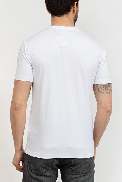 EA7 Erkek Bisiklet Yaka T-Shirt