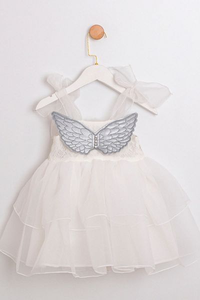 HAUSEkids Φόρεμα για κορίτσια Angel Dream Girl 2-5 ετών-Διαστημικό γκρι