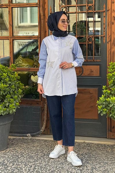 Moda İlgi Cămașă MODALIGİ ILG241GMK01517 Albastru