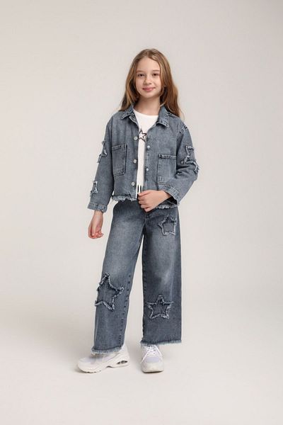 HAUSEkids 4-14 Years Old Mussness Magic Girl's Jacket-Indigo