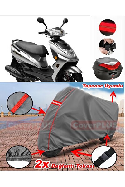 CoverPlus Bumoto/Jinling Terra 100Cc Rear Case Compatible Engine Tarpaulin Mo...