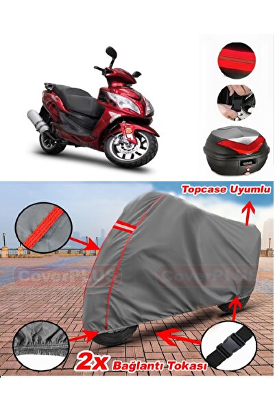CoverPlus Motoran Maximus 150 Rear Bag Compatible Motor Tarpaulin Motorcycle ...