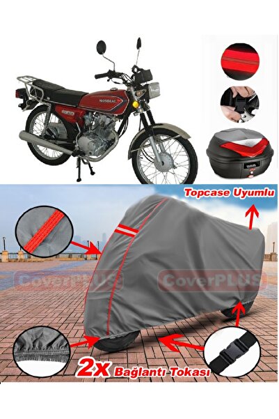 CoverPlus Mondial 125 Agk Tail Bag Compatible Motor Tarpaulin Motorcycle Tarp...