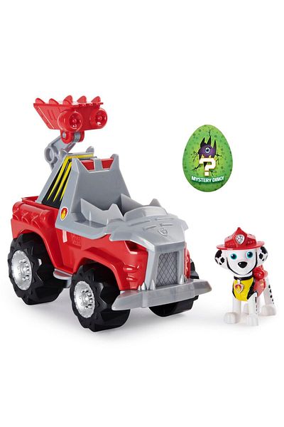 PAW PATROL Set figurina cu vehicul Paw Patrol Dino Rescue - Marshall