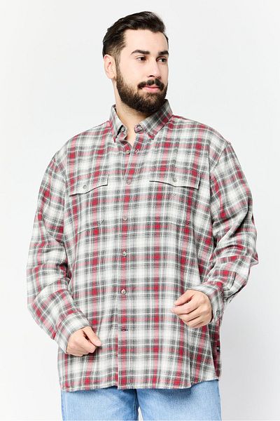 Nautica Men Classic Fit Plaid Long Sleeve Casual Shirts, Multicolor