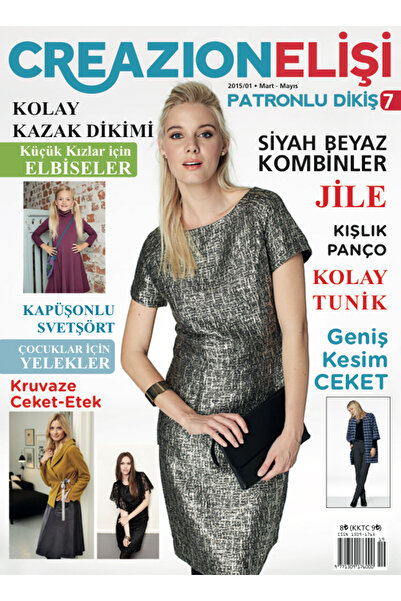 Tuva Yayıncılık Creazion Elişi Patronlu Dikiş Dergisi 2015/01 Sayı 7