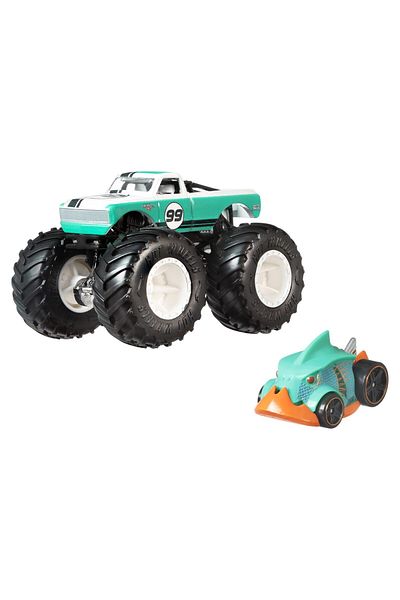 HOT WHEELS Set 2 masinute Hot Wheels - Monster Truck si masinuta metalica