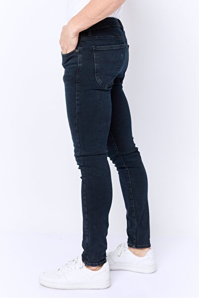 Riders by Lee Men Skinny Fit Plain Stretchable Jeans, Dark Navy