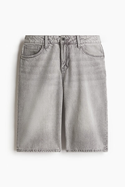 H&M Bermuda Regular Kot Şort