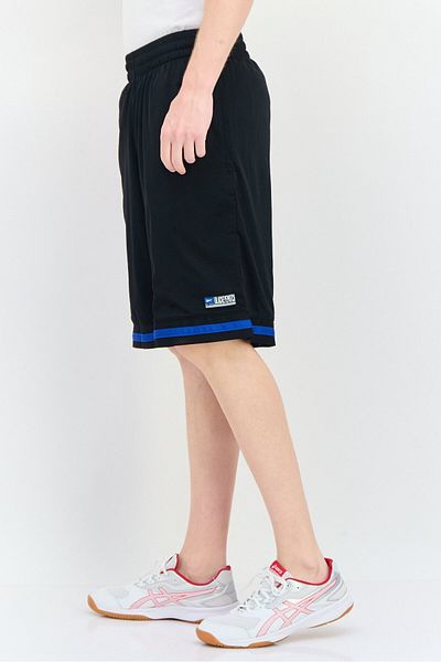 Reebok شورت كرة السلة الرياضي للرجال، أسود