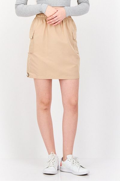 adidas Women Sportswear Fit Outdoor Cargo Skirt, Tan